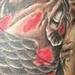 Tattoos - custom Koi and peony - 74009